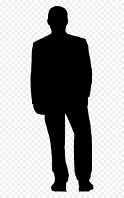 292,293 silhouette man clip art images on gograph. Silhouette People Standing Man Standing Clipart Silhouette Hd Png Download Vhv