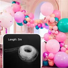 Adjust the colors to fit your color scheme and add extra decor like flowers o. Home Garden 5m Balloon Arch Decor Strip Connect Chain Plastic Diy Tape Decorating String Yo Party Supplies