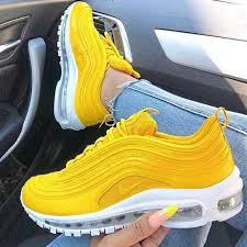 Red Black And Gold Air Max 97 Nike Air Max 97 Yellow Red Air Max Nike Red Yellow Nike Shoes Women Nike Air Max Nike Air Max 97