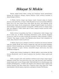 Maybe you would like to learn more about one of these? Hikayat Si Miskin Dalam Bentuk Cerpen Sketsa