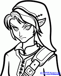 Click the link coloring pages to view printable version or color it online (compatible with ipad and android tablets). How To Draw Dark Link Dark Link Step By Step Video Game Coloring Home