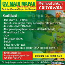 Maybe you would like to learn more about one of these? Info Loker Jaga Toko Cilacap 202 Lowongan Kerja Terupdate Photos Facebook Lowongan Kerja Terbaru Di Cilacap Syarwaninalzuhriri