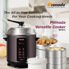 Lessen your cooking effort with innovative smart cooker available at alibaba.com. Primada Malaysia Primada Versatile Cooker Mps13