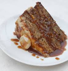 This Extra Moist Caramel Banana Cake Is Practically Perfect In Every Way Recipe Caramel Banana Cake Banana Cake Banana Cake Recipe