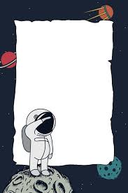  Vector Hand Painted Space Spacesuit Astronauts Astronomy Art Wallpaper Space Space Theme