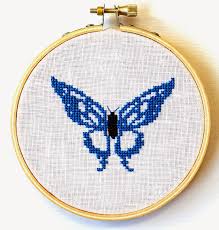 Nothing says spring white like butterflies so stitch this pretty pair and make into a card for someone near and dear. Simple Small Butterfly Cross Stitch Pattern Free Novocom Top