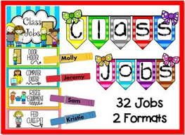 Getting Ready For Back To School Looking For A Way To Set Up Classroom Jobs This Is A Fun And Colorful C Classroom Jobs Classroom Job Chart Classroom Helpers