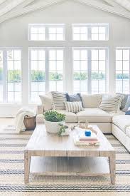 45 Cool And Clean Coastal Living Room Decorating Ideas With Images White Living Room Decor Blue And White Living Room Farm House Living Room