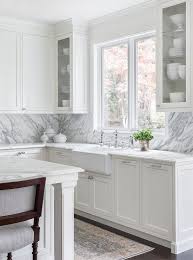 Not only slab kitchen cabinets, you could also find another pics such as cabinet design, kitchen furniture, kitchen cabinets decor, above kitchen cabinet decor, aluminum kitchen cabinets, frame kitchen cabinet, gallery kitchen cabinets, cabinetry, cleaning kitchen cabinets, home. White And Gray Marble Slab Kitchen Backsplash Transitional Kitchen