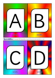 Before a child can learn basic words, letters of the alphabet. Alphabet Flash Cards Capitals Sb545 Sparklebox