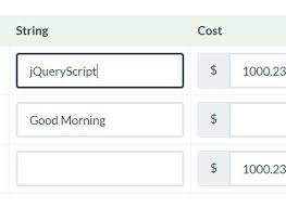 Feature Rich Dynamic Data Grid Plugin Editable Grid