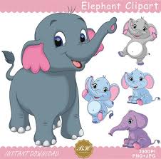 Free printable elephant baby shower invitations luxury baby. Elephant Clipart Baby Shower Elephants Elephant Clip Art Etsy