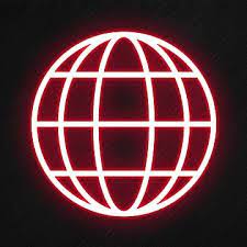 Globe Icon In Neon Style Globe Icons Style Icons Neon Icons Png Transparent Clipart Image And Psd File For Free Download Globe Icon Neon Wallpaper Iphone Neon