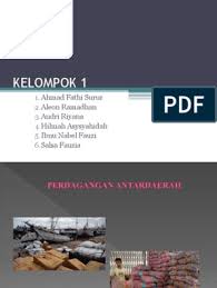 Lalu bagaimana proses terjadinya perdagangan antar pulau ?. Perdagangan Antardaerah