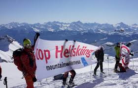 Die besten skireisen, skigebiete, skihütten, hotels, pensionen, appartments, appartements, skiurlaub direkt und günstig. Umweltaktivisten Demonstrieren Gegen Heliskiing 1815 Ch