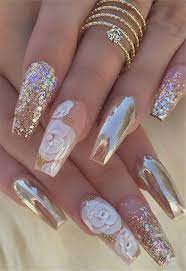 35 2019 Hot Fashion Coffin Nail Trend Ideas Gorgeous Nails Glam Nails Stylish Nails
