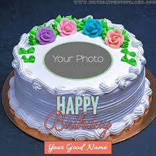 Write your family, friends, relatives, lovers, brother, daughter, mother, father names on happy birthday cake wishes messages pictures. Beautiful Birthday Cake With Name And Photo Edit Happy Birthday Cake Images Happy Birthday Cake Photo Happy Birthday Cake Pictures