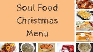 While the overall price of the basket has gone down, some individual items have gone up. Soul Food Christmas Menu Traditional S 405880 Png Images Pngio