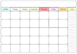 Blank Colorful Calendar Template Weekly Free Printable Calendar Blank Template High Reso Weekly Calendar Template Blank Calendar Template Calendar Template