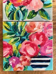 Not everyone can draw their subject onto the canvas with accuracy. Simple Step By Step Flower Painting Tutorial For Beginners How To Paint Flowers On Canvas Flower Painting Flower Art Painting Abstract Flower Painting