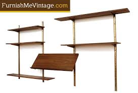 Mid Century Modern Wall Mounted Shelving System Is your space all set up with the perfect furniture, but still feels kind of boring? mid century modern wall mounted shelving system