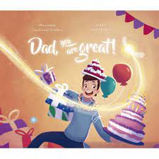 Personalize the front of his coupon book with 2 lines of text; Dad You Are Great Personalized Books Story Of My Name