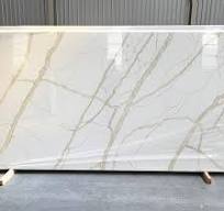 Argentina Popular White Quartz Slab Staturio Type Calacatta ...