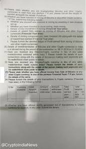 In the six months following a ban—the timeline proposed by those in the know—indian crypto holders, presumably including companies, would have. Notice Sent By Income Tax Department Of India To High Net Individuals No Ban 1 2 Cryptocurrency