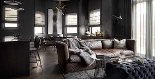 We see a general movement away from the grey's and onto a more varied color scheme. Bachelor Pad Sure Just Don T Call This Designer S Work A Man Cave Mansion Global