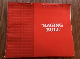 Raging bull is a 1980 american biographical sports drama film directed by martin scorsese, produced by robert chartoff and irwin winkler and adapted by paul schrader and mardik martin from jake. Raging Bull Press Kit W Photos Robert Deniro Joe Pesci Martin Scorsese 1988815524