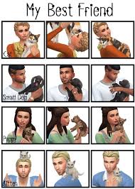 My Best Friend Total 12 Poses For Cats Small Dogs Puppys And Kittens For The Gallery These Poses Work With E Sims 4 Pets Sims Pets Sims 4 Couple Poses