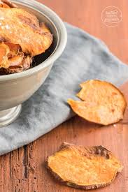 Susskartoffel Chips Aus Dem Ofen Backen Macht Glucklich Rezept Susskartoffel Chips Rezepte Essen