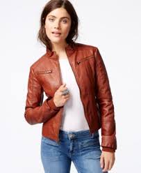 Maralyn Me Faux Leather Moto Jacket Coats Women Macy S Leather Jackets Women Leather Jacket Jackets