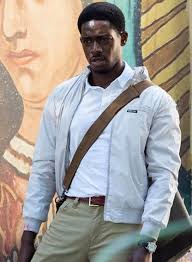 Damson Idris Snowfall S05 White Cotton Jacket