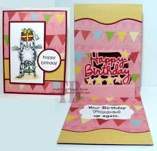 Your Birthday Popped Up Again Pop Out Cards Happy Birthday Pop Up Card Pop Up Cards
