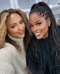 just imagined this honey-blonde curly look Kat is rocking