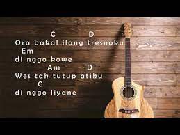 Chord Lagu Ora Bakal Ilang