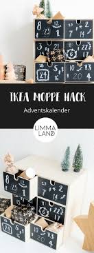 Die Ikea Moppe Mit Tafelfolie Ist Der Ikea Hack Fur Weihnachten Damit Lasst Sich Namlich Schnell Ein Adve Ikea Weihnachten Adventkalender Basteln Mit Flaschen