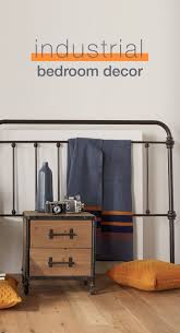 Furniture And Decor Featuring Raw And Reclaimed Materials Give Industrial Style Spaces T Industrial Decor Bedroom Full Bedroom Furniture Sets Bedroom Furniture