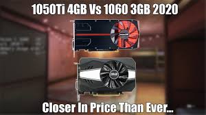 Aramanızda 105 adet ürün bulundu. Gtx 1050ti Vs Gtx 1060 3gb In 2020 Closer In Price But What About Frame Rate Youtube