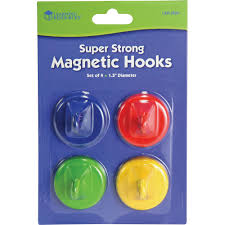 Learning Resources Super Strong Magnetic Hooks Set For