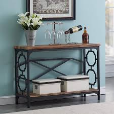 Amazon Com O K Furniture Entryway Table With Storage Shelf Rustic Narrow Sofa Console Table Entryway Table With Storage Console Table Living Room Narrow Sofa