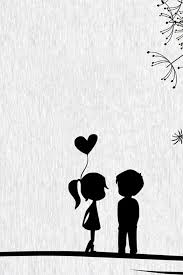 Black And White Little Lovers Art Drawn Iphone 4s Wallpaper Download Iphone Wallpapers Ipad Wallpapers One Cute Couple Wallpaper Couple Wallpaper Lovers Art