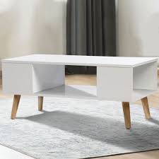 Livraison rapide, economies garanties et stock permanent ! Table Basse Scandinave Pas Cher Laquee En Blanc Id Market