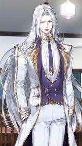 Beautiful anime boy with long white hair. Pin On Novels
