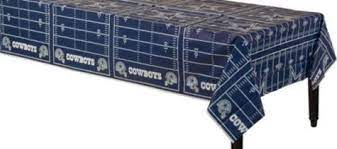 Dallas Cowboys Plastic Table Cover Party City Dallas Cowboys Party Cowboy Party Supplies Dallas Cowboys Birthday
