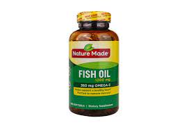 Quà tặng mẹ trân trọng! Vien Uá»'ng Dáº§u Ca Omega 3 Nature Made Fish Oil 1200mg