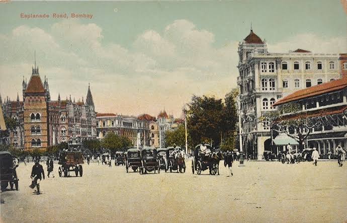 Esplanade & Hornby Roads Bombay - 10 Old Postcards - Past-India