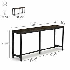 Boylon 70 9 Solid Wood Console Table In 2020 Rustic Sofa Tables Wood Console Wood Console Table
