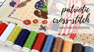 Cross stitch finishing patriotic decorations pincushions. Americana Cross Stitch Free Sulky Webcast Sulky